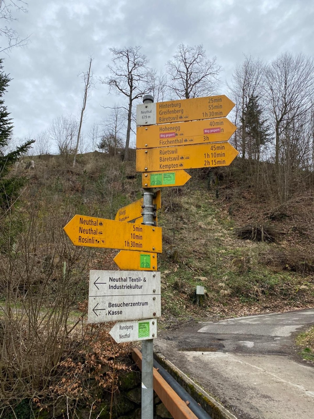 Wander Weg vor Reinigung 